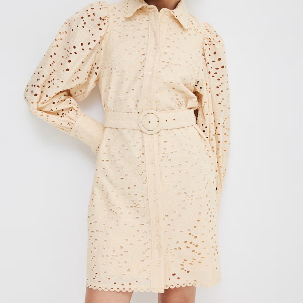 NWT H&M eyelet dress